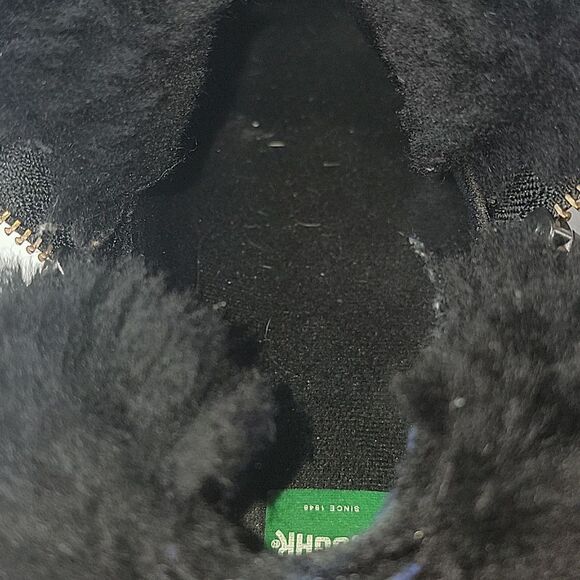 Cougar Shearling Vera Waterproof Platform Chelsea Black Suede Women's Boots - Picture 13 of 15